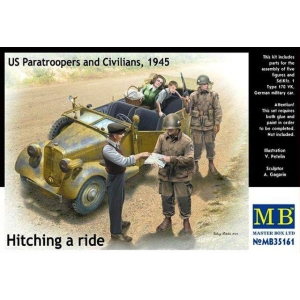 Master Box LTD 35161 - Hitching a ride, US Paratroopers and Civilians