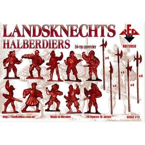 Red Box 72059 - Landsknechts Halberdiers 16th century