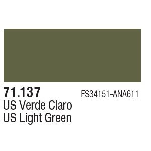 Vallejo 71137 - US Light Green 17ml