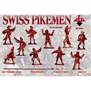 Red Box 72061 - Swiss Pikemen 16th century