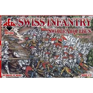 Red Box72060 - Swiss Infantry (Sword/Arquebus) 16th century