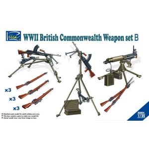Riich Models RE30011 - WW2 British & Commonwealth Weapon Set B