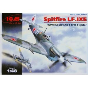 ICM 48066 - Spitfire LF.IXE , WWII Soviet Air Force Fighter , Myśliwiec radzieckich sił powietrznych z II wojny światowej