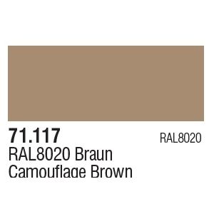 Vallejo 71117 - Camouflage Brown 17ml