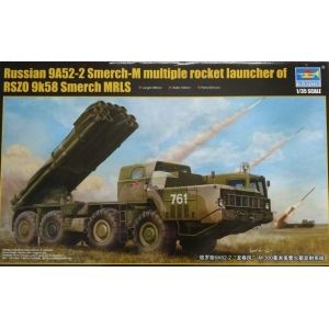 Trumpeter 01020 - Russian 9A52-2 Smerch-M multiple rocket launcher of RSZO 9k58 Smerch MRLS