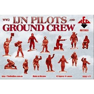 Red Box 72053 - WW2 IJN pilots and ground crew
