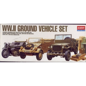 Academy 13416 - WWII GROUND VEHICLE SET