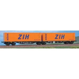 ACME 40365 - Wagon kontenerowy ep.V/VI z kontenerami ZIH PKP Cargo