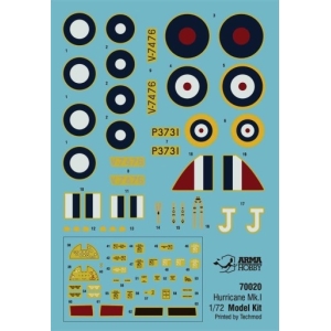 Arma Hobby 70021 - Hurricane Mk I Trop Model Kit
