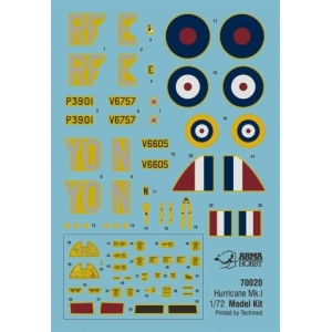 Arma Hobby 70020 - Hurricane Mk I - Dywizjon 303 - Model Kit