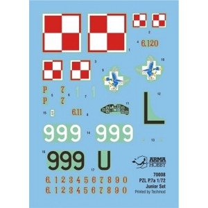 Arma Hobby 70008 - PZL P.7a Junior Set