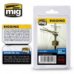 A.Mig-8017 Rigging - Elastyczna lina 0,02mm