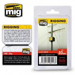 A.Mig-8018 Rigging - Elastyczna lina 0,03mm
