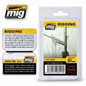 A.Mig-8016 Rigging - Elastyczna lina 0,01mm