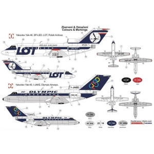 AZ Model 14422 - Jak-40 LOT/Olympic