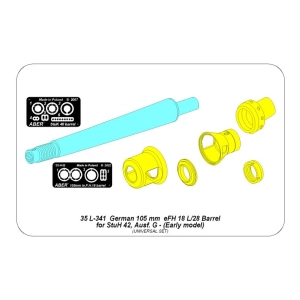 Aber 35L-341 - German 105 mm IeFH 18 L/28 Barrel for StuH 42, Ausf. G - (erly model)