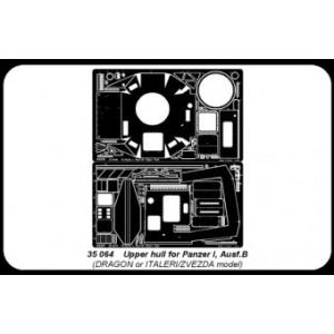 Aber 35064 - Górna część kadłuba do Panzer IB