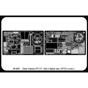 Aber 35087 - Czołg lekki FT17 - część 1 - zestaw podstawowy (zestaw pasuje do wszystkich czołgów na bazie FT 17)