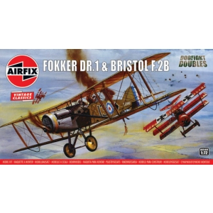 Airfix 02141V - Fokker DR.1 & Bristol F.2B