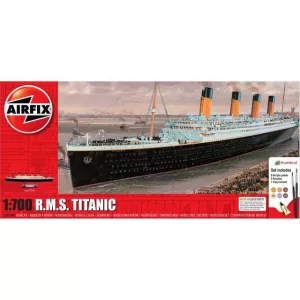 Airfix 50164A - R.M.S. Titanic ( z klejem , pędzelkiem i farbami )