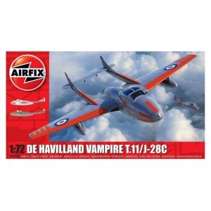 Airfix 02058A -  deHavilland Vampire T.11 / J-28C