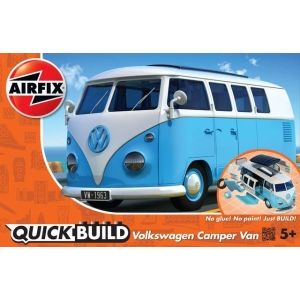 Airfix J6024 - QUICKBUILD VW Camper Van blue