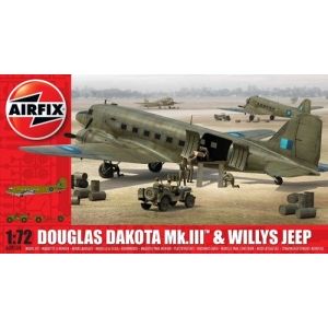 Airfix 09008 - Dakota Mk.III & Willys Jeep