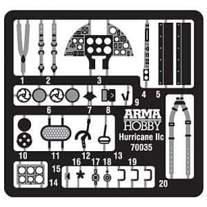 Arma Hobby 70035 - Hurricane Mk IIc Expert Set