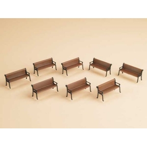 Auhagen 43648 - Ławki 8 szt.
