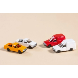 Auhagen 43660 - 4 samochody dostawcze