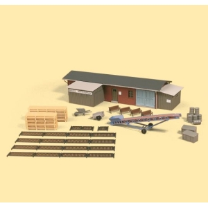 Auhagen 13319 - Plac budowy z akcesoriami