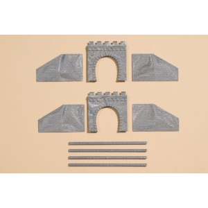 Auhagen 13276 - 2 portale tunelowe jednotorowe