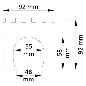 Auhagen 13276 - 2 portale tunelowe jednotorowe