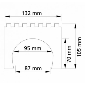 Auhagen 13277 - Portal tunelowy 2-torowy 2 szt.
