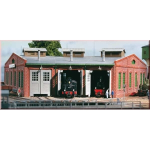 Auhagen 13280 - Lokomotywownia wachlarzowa 3 - stanowiskowa