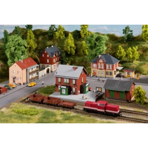 Auhagen 15307 - Zestaw Dworzec Neschwitz