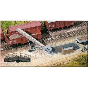 Auhagen 11414 - Droga załadunkowa - waga , taśmociąg , rampa