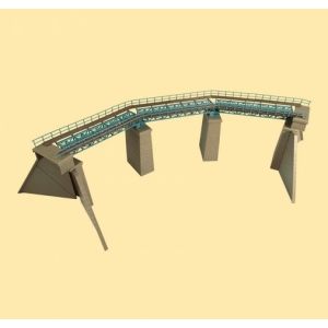 Auhagen 13325 - Most stalowy prosty / łukowy
