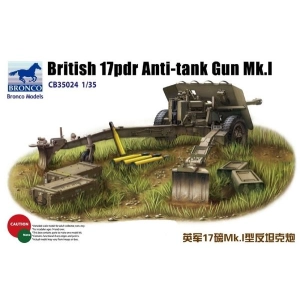 Bronco CB 35024 - British 17pdr Anti-tank gun Mark I