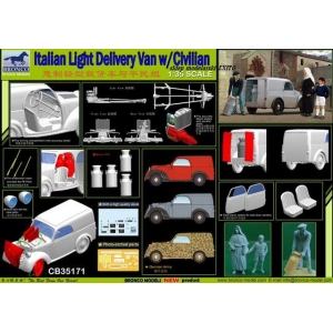 Bronco CB 35171 - Italian Light Delivery Van w/Civilian