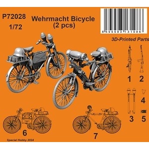 CMK  P72028 - Wehrmacht Bicycle 2x  3D