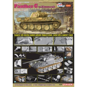 Dragon 6384 - Sd.Kfz.171 Panther G w/Zimmerit