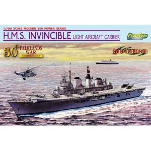 Dragon 7128 - H.M.S. Invincible Light Aircraft Carrier (Falklands War 30th Anniversary)