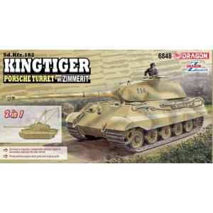 Dragon 6848 - Sd.Kfz.182 Kingtiger Porsche Turret w/Zimmerit (2 in 1)