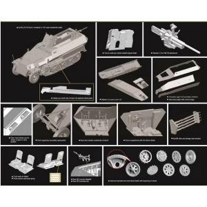 Dragon 6983 - Sd.Kfz.251/10 Ausf.C w/3.7 Pak Special Edition w/EZ Track