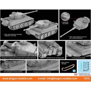 Dragon 7575 - Tiger I Early Production, Wittmann's Command Tiger