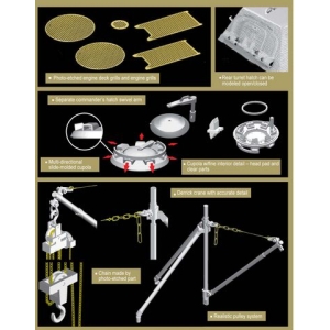 Dragon 6848 - Sd.Kfz.182 Kingtiger Porsche Turret w/Zimmerit (2 in 1)