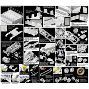 Dragon 6545 - Sd.Kfz.7 8t Half Track Early Production w/Crew