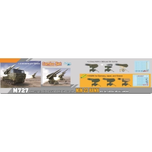 Dragon 3588 - M727 MIM-23 Tracked Guided Missile Carrier + MIM-23 HAWK M192 Anti-aircraft Missile Launcher
