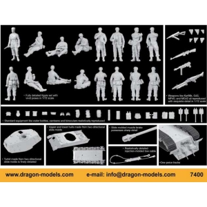Dragon 7400 - 3rd Fallschirmjäger Division + King Tiger Henschel Production Ardennes 1944